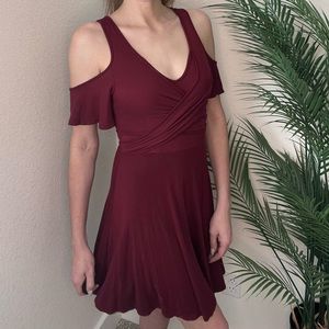 Maroon Dress